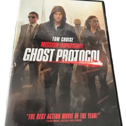 Mission: Impossible: Ghost Protocol (DVD, 2011)   Experience the thrill of Mission: Impossible: Ghost Protocol on DVD. This action-packed movie, direc