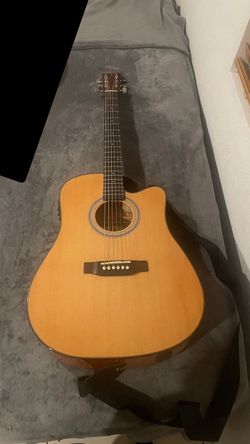 (Trade For PS5) Don Cortez Acoustic Guitar 300CEQ NAT