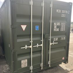 New 20’ Dark Green Container - $2,800