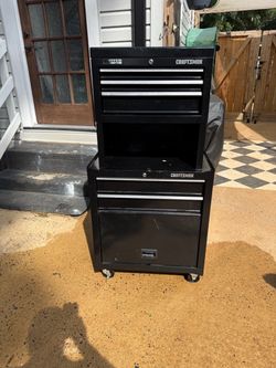 5-Drawer Rolling Black Tool Box