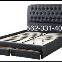 New King or Calking Size Bed W/drawers & New Mattress 