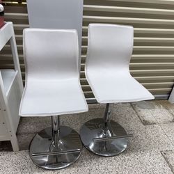 White Barstools (2)