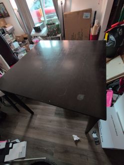 Brown Counter Height Craft Table