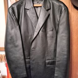 Leather Jacket Black Thumbnail