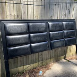 King headboard, Dresser, White tv Stand