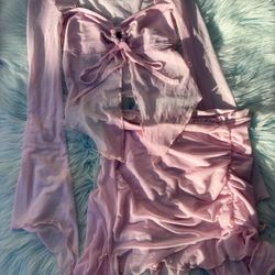 Baby pink set