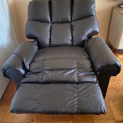 Leather Reclining Chair  With Remote 