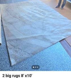 Two big rugs 8'X10'
