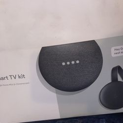 Smart tv kit Google home mini & Chromcast