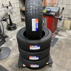 New Set Of (4) 235/55R17 Dcenti DC33 All Season Tires For Sale