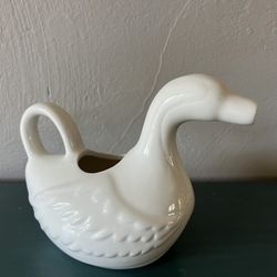 Target Ivory Ceramic Swan Watering Can 