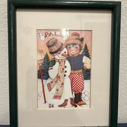 Snowman Pals Christmas Art