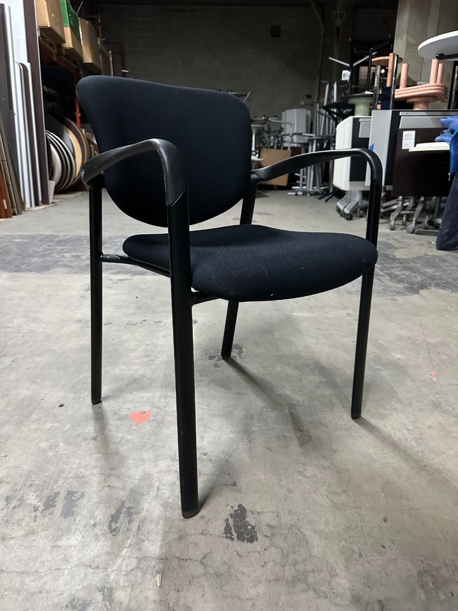 Haworth Improv Side Chair (Black/Black)