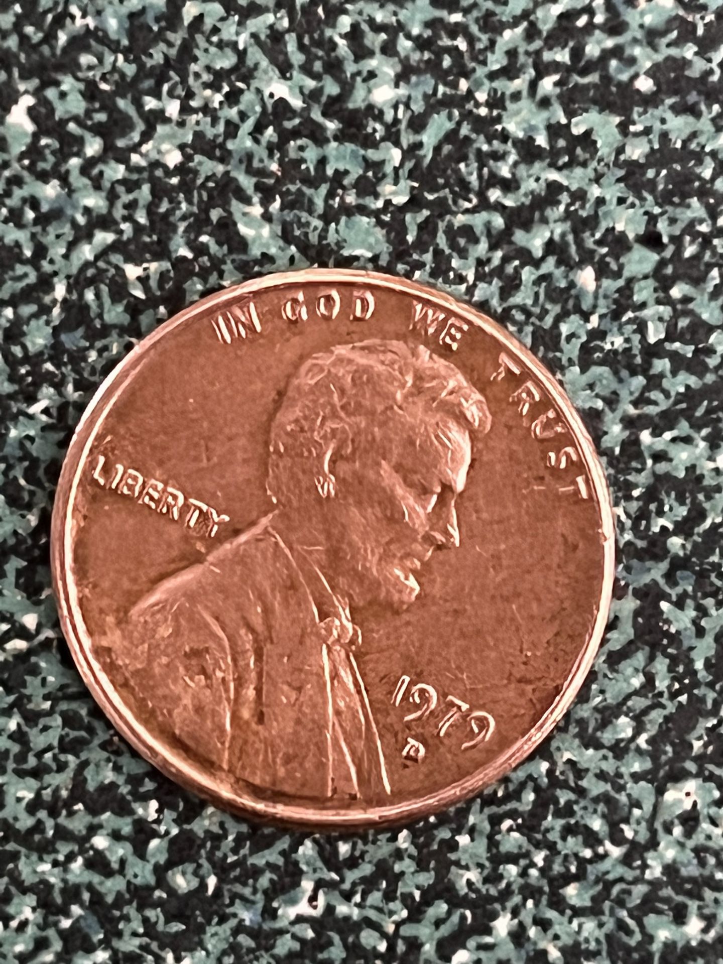 Rare 1979 Solid D Double Penny Good Condition