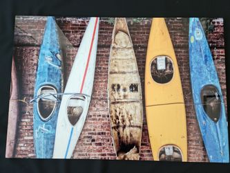 Vintage Kayaks Photography ⭐on Aluminum