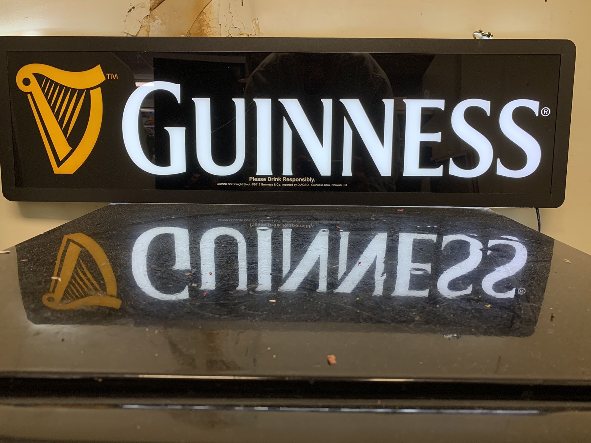 Guinness led neon beer sign