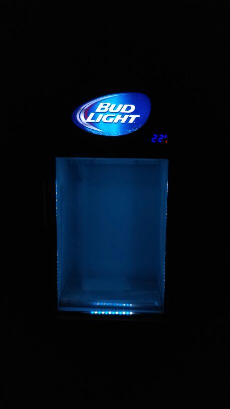 5 foot Bud Light commercial refrigerator great for man cave for