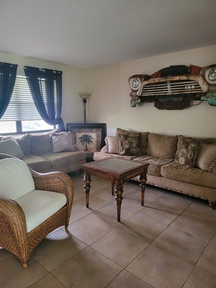 Sleeper Sofa And love Seat
