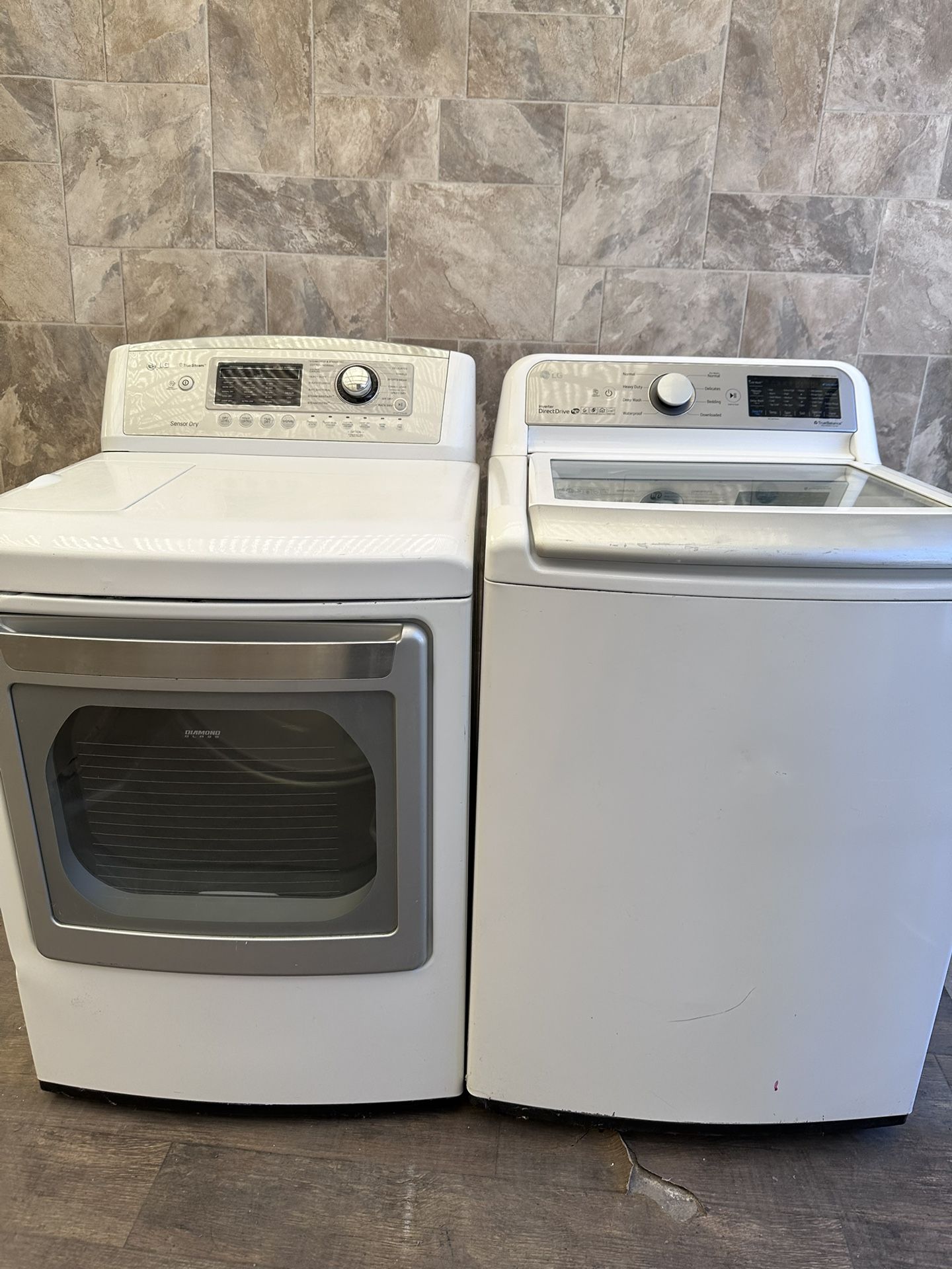 LG Washer And Dryer Gas