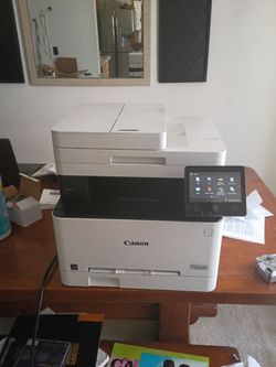 Canon Color ImageCLASS MF654Cdw 3 in 1 Wireless White and Black Laser Printer