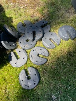 Canopy leg weights