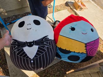 JUMBO Jack & Sally Nightmare Before Christmas Squishmallows – Disney