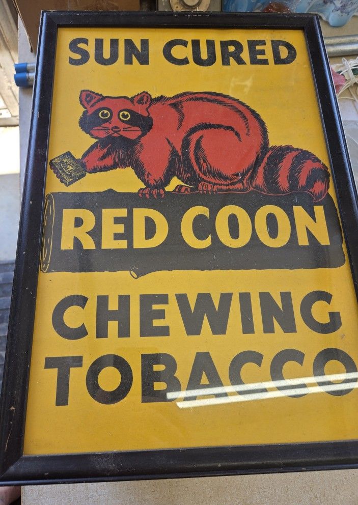 Very Rare Framed Store Advertising