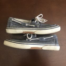 Sperry Top-Sider Canvas Boat Shoes Men’s 9.5 Excellent Condition