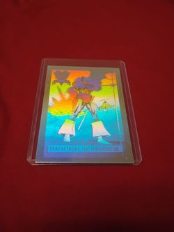 1992 Holo DC Comics - Deathstroke The Terminator Foil / Hologram Card - in very good condition