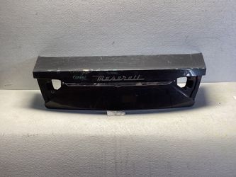 2009-2016 Maserati Gran turismo Rear Trunk Lid Cover  OEM