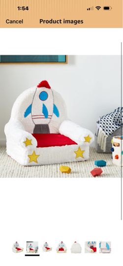 Amazon Basics Children's Plush Rocket Chair