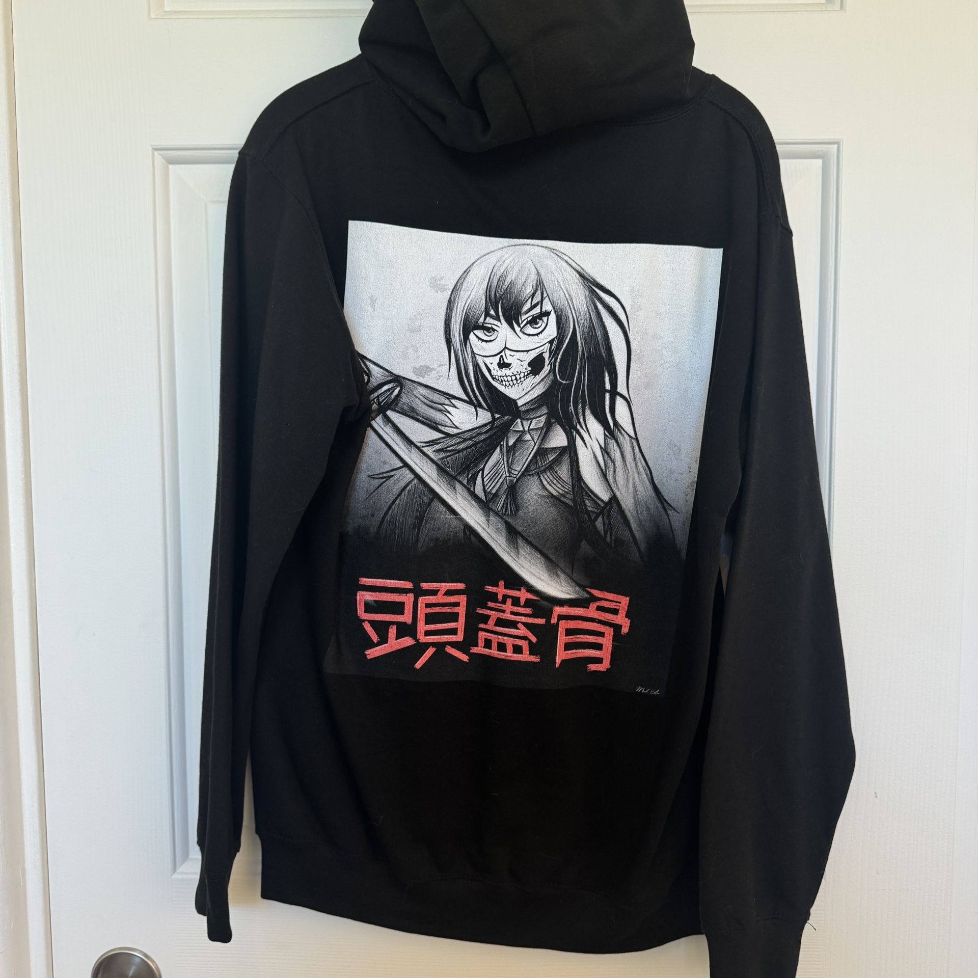 Sweatshirt Hoodie - Black Anime Hoodie - Anime Girl Unisex Hoodie