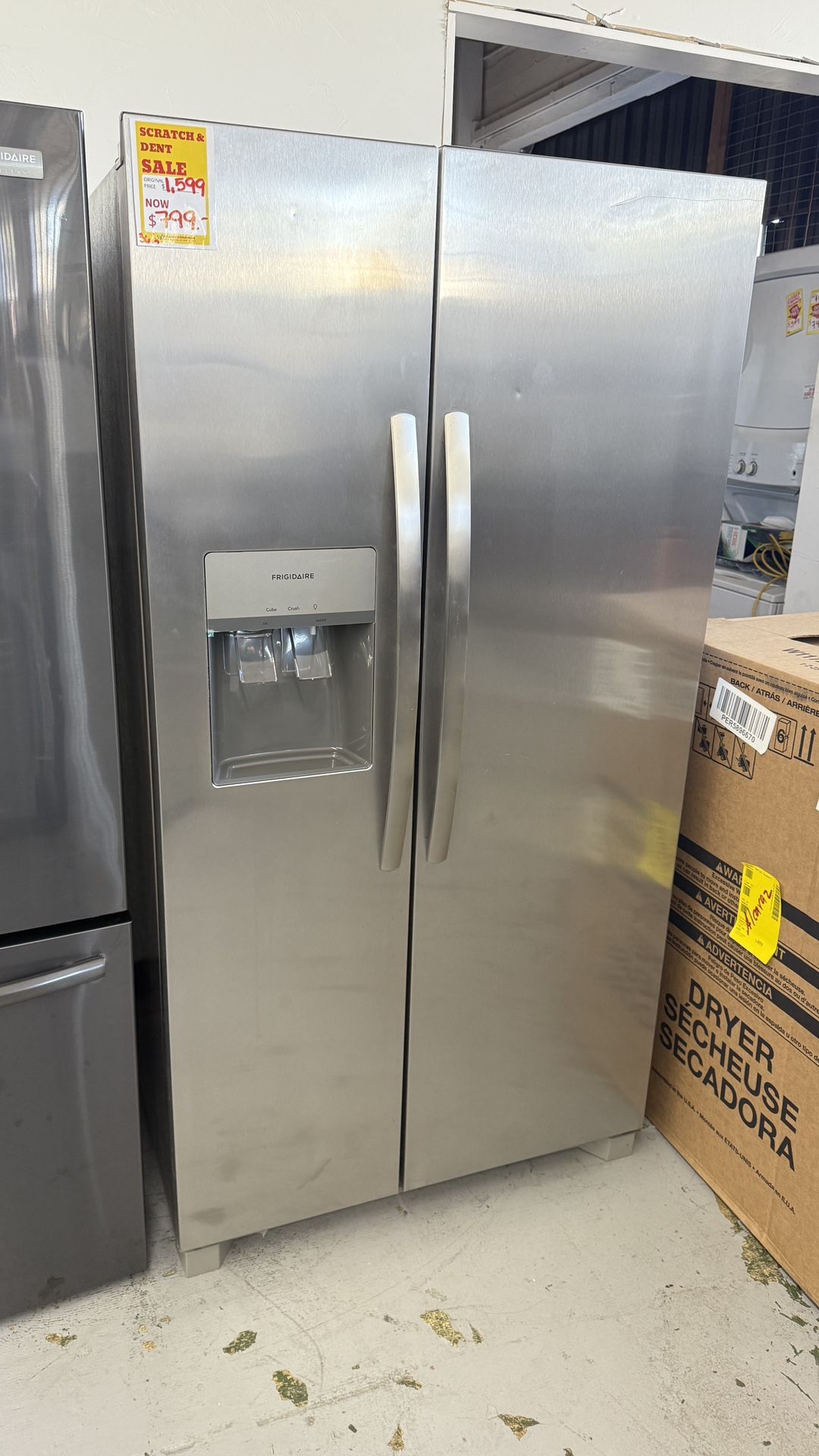New Side By Side Refrigerator Financing Available