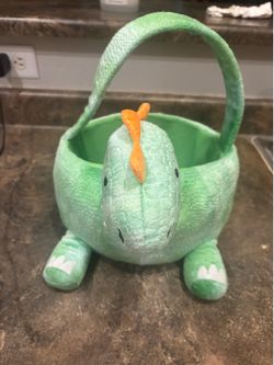 Plush Easter basket