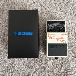New Boss TU-3 Tuner (open box) and Power Supply