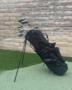 Adams Golf Stand Bag with Golf Clubs