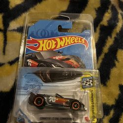 2021 Hot Wheels SUPER TREASURE HUNT CORVETTE C7 Z06 CONVERTIBLE K&N mix E #114