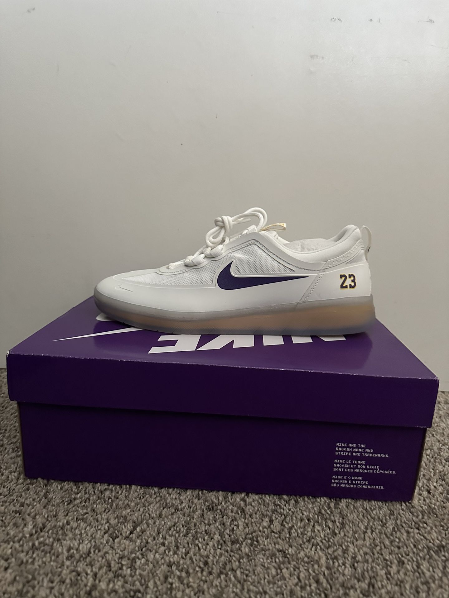 Lakers Nike Free Sb Nyjah Nike SB Nyjah Free NBA Lakers