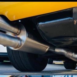 1320 2.5" inlet Muffler Datsun, Nissan, Toyota