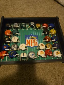 NFL Mini Helmet Wall Clock All Teams