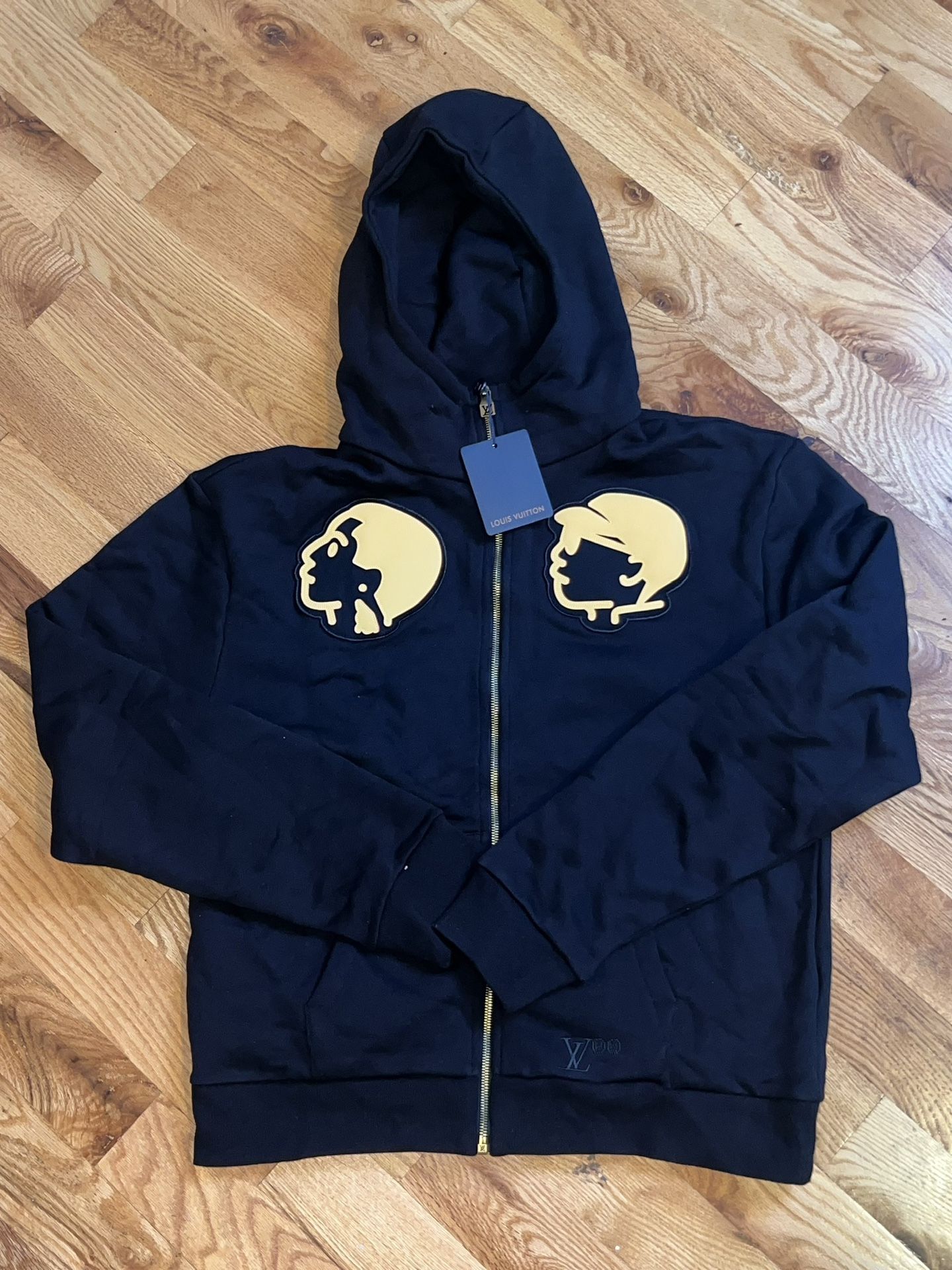 LV Hoodie Black Size Large Brand New Jordan
