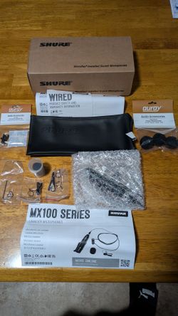 Shure MX100 Series Lavalier Microphone