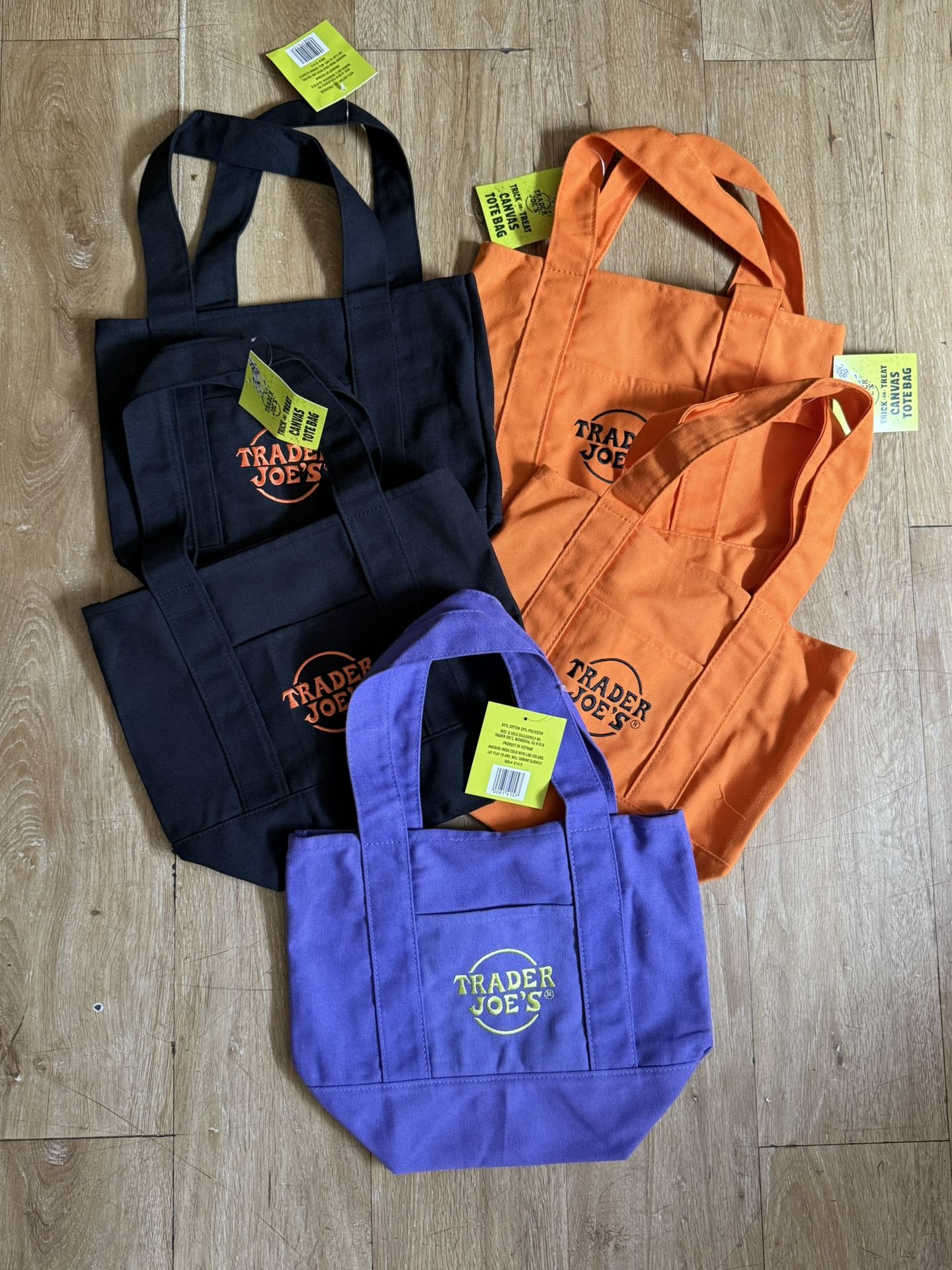 Halloween Mini Tote Trader Joes bag