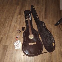 Fender Guitar With Case