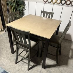 Counter Top Height Dining Table Set