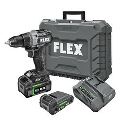 BRAND NEW FLEX 24-Volt 1/2in  Brushless Cordless Drill
DRIVER

