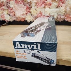 Anvil
14 in. Ceramic and Porcelain Tile Cutter with 1/2 in. Cutting Wheel