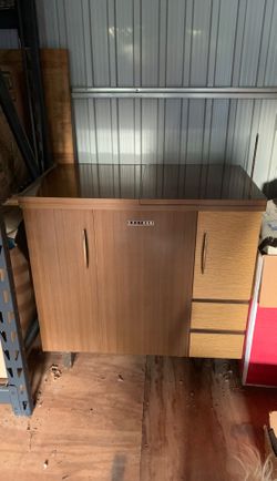 Vintage Sewing Machine Table