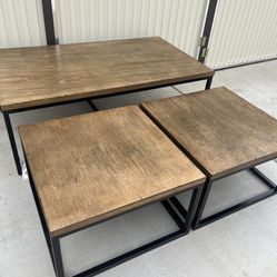 Brand New Large Nesting Coffee Table And 2 End Tables 