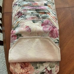 Placemats 17.5 X 12.5, Set Of 8, Reversible, Floral. Presidents’ Day Sale!